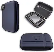 [caseroxx] GPS Case for Tomtom GO 5000, GPS Bag with Zip and Elastic Band in Black, black, entsprechend Gerät