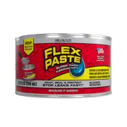 FLEX PASTE Clear 258ml Waterproof Crystal Clear, Rubberised Paste, Coat, Seal and Protect