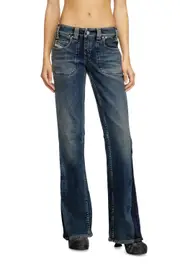 [Diesel] Diesel - Bootcut Jeans - D-Resh - Jeans - Woman - Blue 29 Blue