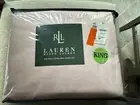New RALPH LAUREN KING Avenue pink extra deep Sheet SET