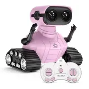 Girls Robot Toy Rechargeable RC Robot for Kids Remote Control Toy with Music ...