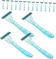 DRESSOOS Convenient Disposable Razor Shavers 20pcs Set for Men Women Travel Friendly Hotel Accommodation Easy to Use
