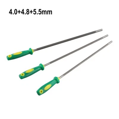 Woodwork For Chainsaw File Set Round High Carbon Steel Files 4/4 8/5 5mm
