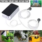 Day Night Solar Powered Oxygenator Air Pump Fish Pond Pool Water Oxygen Aerator