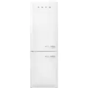 Smeg 331 Litre 50's Retro Style L/H Bottom Mount Refrigerator - White