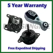 Motor & Transmission Mount Kit 3x For 2016-2018 Ford Explorer 2.3L 4WD -K2852 (for: Ford)