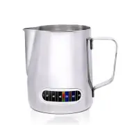 12/20oz Milk Frothing Pitcher with Display Stainless Steel Milk M0K7