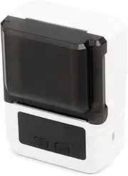 JSEIAJB Thermal Printer Handheld Label Printer Support 20-50mm Paper Width Multiple Language Print Use with APP(White-Strawberry Cake9)