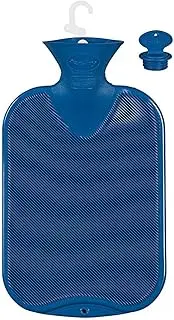 Fashy 6460 54 Double Slat Hot Water Bottle 2 Litres Sapphire