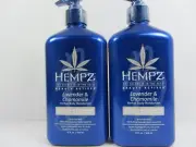2 PACK HEMPZ LAVENDER & CHAMOMILE HERBAL BODY MOISTURIZER w/RETINOL ALTERNATIVE