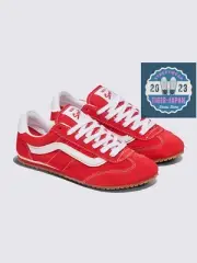 VANS SUPER LowPro VN000D83IZQ RACING RED Men Suede Upper SERIO Shoes Sneaker