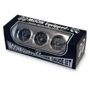 Moon Equipped 3 gauges set MOONEYES GOOD FOR CAR AND TRUCKS CLASSIC LOOK