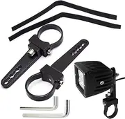 Mounting Brackets for LED Lights - Aluminum Roll Cage Holder Mounting Bracket,Off Road Tube Clamp Adjustable Car Accessories for Truck & ATV