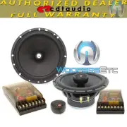 CDT AUDIO CL-62.2 6.5" CLASSIC COMPONENT SPEAKERS SILK TWEETERS CROSSOVERS NEW