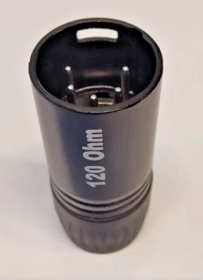REAN 5 Pin Male XLR DMX Terminator plug DMX5M-TERM