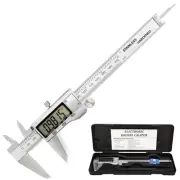 Digital Caliper, 1 Pack 6in Electronic Digital Caliper Measuring Tool, Constr...