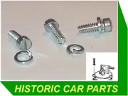 MORRIS MINI COOPER S Mk1 1962-66 - H2 SU Carb Float Lid SCREWS & WASHERS x 3