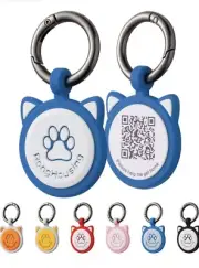 RongHousing QR Code Dog ID Tag, Scannable QR Code Smart Pet Tag For Dogs & Cats