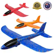 Large Foam Airplane Kit for Kids Throwing Foam Plane Glider Outdoor Sports Toy