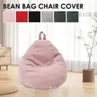 Bean Bag Chair Cover Plush Toys Organizer Holder Soft Corduroy Bean Bag SmscG