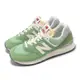 New Balance 休閒鞋 574 男鞋 女鞋 蔥綠 海鹽 麂皮 網布 經典 情侶鞋 NB U574RCC-D