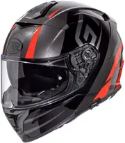 Premier Devil GT, full face helmet , color: Grey/Black/Red , size: XXL