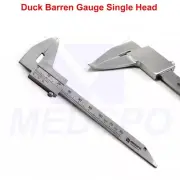 Orthodontic Duck Barren Gauge Single Head Measure Dental Parameter Caliper CE
