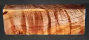 Stabilized Spalted Maple Burl Wood Block Knife Handle/Gun Grip (SM214) 1Pc
