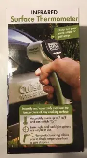 Cuisinart Infrared Thermometer Cooking Grilling Touchless Food Temp Reading