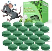 48Pcs Rodent Mice Repellent, Peppermint Oil to Repel Mouse and Rats, Rodent Mice Repellent for Car Engines