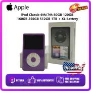 Apple iPod Classic 6th/7th Generation Purple 160GB/256GB/512GB/1TB/2TB - SEALED