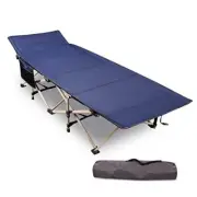 Folding Camping Cots for Adults Heavy Duty, 28" Extra Wide Sturdy Portable