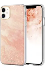Roseonly iPhone 11 Case,6.1”, Soft TPU Bumper, Slim Fit, Lightweight, Pink
