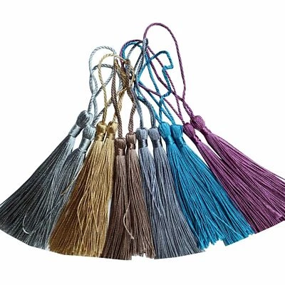 30pcs Morandi color Fringe Tassel Sew Finishes Decor Hang Craft DIYTrim Bookmark