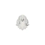 925 Sterling Silver Cavalier King Charles Brooch Gift For Dog Lovers Handmade