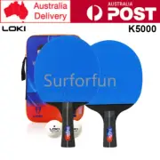 2Pcs LOKI K5000 Table Tennis Racket Ping Pong Paddle Bat Set For Beginner Train