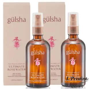 【好禮加贈】【gulsha古爾莎】大馬士革極致玫瑰純露噴霧型 100ml 雙入組 / 土耳其玫瑰水保濕亮白化妝水定妝噴霧