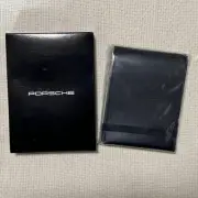 Porsche Novelty Black Leather Cover Memo Pad