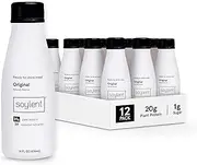 Soylent Plant Based Original Meal Replacement Shake, Contains 20g Complete Vegan Protein, Ready-to-Drink, 14oz, 12 Pack