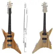 Busuyi Double sided 12 string electric/5 string bass double neck guitar