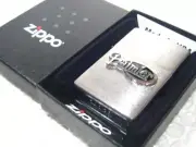 Zippo Daimler Emblem Logo Metal Silver Oil Lighter Regular Case Japan