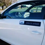 SLIDE TO UNLOCK - iPhone iPod Car Door Truck Fridge Magnet ~ RETRO!