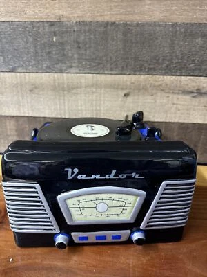 Elvis Presley Record Player Cookie Jar Limited Edition In Box