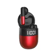 J28 Bluetooth Wireless Headphones Power Display Gamer TWS Earphones Earbuds Handsfree Headset Multicolor Available - Red