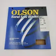 Olson Band Saw Blades Hard Back #2033660 - 64.5"/1638mm Long - 0.025 Wide 14 TPI