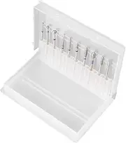 Healeved Nail Drill Tool Manicure Drill Bits Set Tungsten Steel Grinding Head Kit Cuticle Clean Drill Set for Home