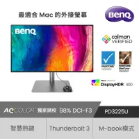 在飛比找momo購物網優惠-【BenQ】PD3225U 32型 4K廣色域專業設計繪圖螢