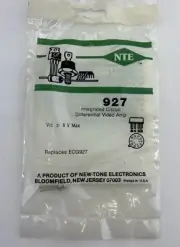 NOS NTE 927 INTEGRATED CIRCUIT DIFFERENTIAL VIDEO AMP Free shipping!