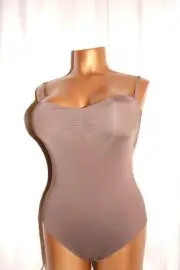 AUBADE unterlegtes Bandeau Badeanzug DOUCEUR DE REVE PS56-2 khaki grün NEU