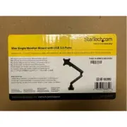 Startech ARMPIVOTB VESA 75X75/100X100MM HEAVY-DUTY DESK MOUNT MONITOR ARM FOR SI
